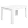 MESA DE COMEDOR KENDRA EXTENSIBLE BLANCO BRILLO MOMI
