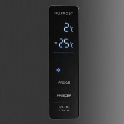 FRIGORIFICO COMBI NO FROST 185CM 323 LITROS INOX LARRYHOUSE