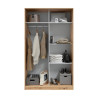ARMARIO 2 PUERTAS CORREDERAS 200X120X50CM RNODI MOMI