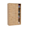 ARMARIO 2 PUERTAS CORREDERAS 200X120X50CM RNODI MOMI