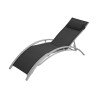 TUMBONA ALUMINIO TEXTILINE NEGRA SERIE LAAKSO DONNA GARDEN