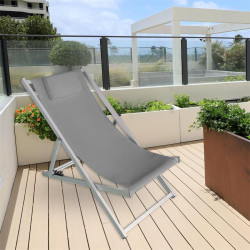 SILLA HAMACA GRIS SERIE KARELIA DONNA GARDEN
