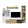 MUEBLE SALON TV 180x240x40CM RNODI BL ARTIK ARTIK OXIDO MOMI
