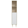 COLUMNA DE BANO ROBLE BLANCO VERONA 30X25X150CM BENOTTI