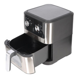 FREIDORA DE AIRE CALIENTE 6 LITROS CON VENTANA 1500W LARRYHOUSE