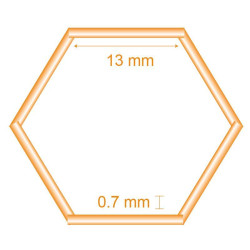MALLA GALLINERO HEXAGONAL 13X07MM 1X50M DONNA GARDEN