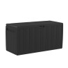 BAUL PLASTICO NEGRO DONNA GARDEN 340 LITROS