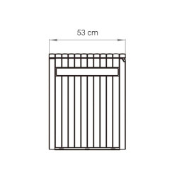 BAUL PLASTICO NEGRO DONNA GARDEN 340 LITROS