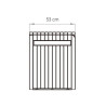 BAUL PLASTICO NEGRO DONNA GARDEN 340 LITROS