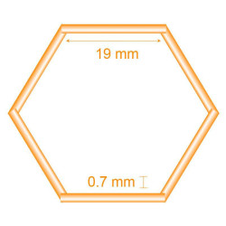 MALLA GALLINERO HEXAGONAL 19X07MM 1X50M DONNA GARDEN