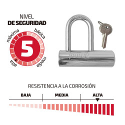 CANDADO DE ACERO 12X70 CM PAMACON