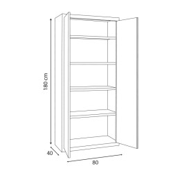 ARMARIO METALICO MULTIUSOS 1800X800X400 AIRMEC