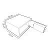 CAJA FUERTE ELECTRONICA DETECTOR HUELLA 25X35X25 CM AIRMEC