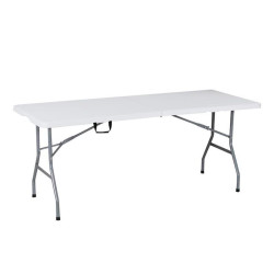 MESA DE RESINA PLEGABLE 180X70X74CM 35CM DONNA GARDEN