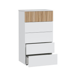 COMODA 5 CAJONES 61X109X40CM BL ARTIK NATURE ETHNA MOMI