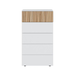 COMODA 5 CAJONES 61X109X40CM BL ARTIK NATURE ETHNA MOMI