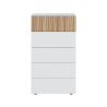 COMODA 5 CAJONES 61X109X40CM BL ARTIK NATURE ETHNA MOMI