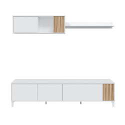 MODULO SALON TV 200X47X40CM BL ARTIK NATUR ETHNA MOMI