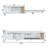 MODULO SALON TV 200X47X40CM BL ARTIK NATUR ETHNA MOMI