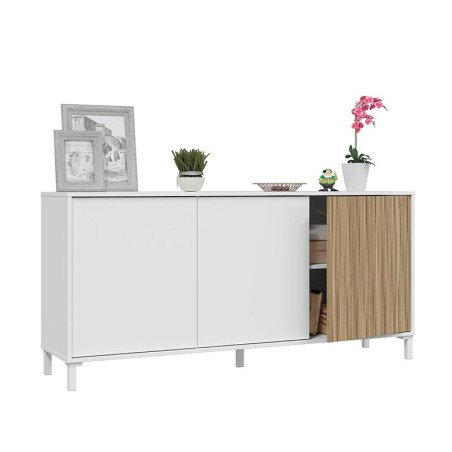 APARADOR 3 PUERTAS 154X74X40 BLANCO ETHNA
