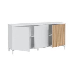 APARADOR 3 PUERTAS 154X74X40 BLANCO ETHNA