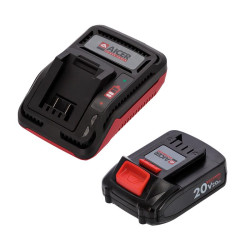 PACK INGLETADORA TELESCOPICA 20V 185MM CARGADOR ONLY ONE AICER 1X 20AH