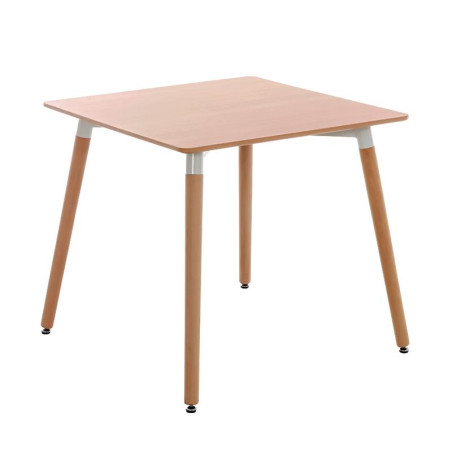 MESA ESTILO NORDICO 80X80X70CM SERIE MOLDEN MOMI