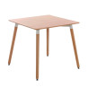 MESA ESTILO NORDICO 80X80X70CM SERIE MOLDEN MOMI
