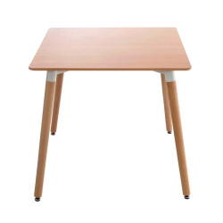 MESA ESTILO NORDICO 80X80X70CM SERIE MOLDEN MOMI
