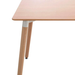 MESA ESTILO NORDICO 80X80X70CM SERIE MOLDEN MOMI