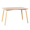 MESA ESTILO NORDICO 120X80X70CM SERIE MOLDEN MOMI