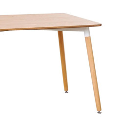 MESA ESTILO NORDICO 120X80X70CM SERIE MOLDEN MOMI