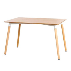 MESA ESTILO NORDICO 120X80X70CM SERIE MOLDEN MOMI