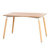 MESA ESTILO NORDICO 120X80X70CM SERIE MOLDEN MOMI