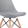 SILLA ESTILO NORDICO 48X53X82CM GRIS SERIE FINLANDIA MOMI