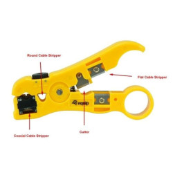 HERRAMIENTA PELACABLES UNIVERSAL RG59 UTP STP EQUIP