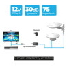 ANTENA TV INTERIOR EXTERIOR CAMPING 4G VOLTEN