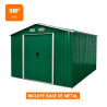 CASETA DE METAL CON PUERTAS CORREDERAS 303x301x214CM 9M2 AIRMEC