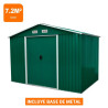 CASETA DE METAL CON PUERTAS CORREDERAS 301x238x214 CM 7M2 AIRMEC
