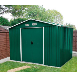 CASETA DE METAL CON PUERTAS CORREDERAS 301x238x214 CM 7M2 AIRMEC