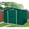 CASETA DE METAL CON PUERTAS CORREDERAS 301x238x214 CM 7M2 AIRMEC