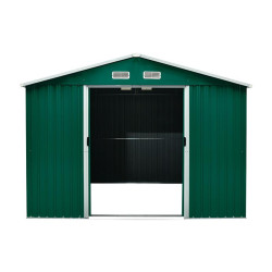 CASETA DE METAL CON PUERTAS CORREDERAS 301x238x214 CM 7M2 AIRMEC