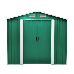 CASETA DE METAL CON PUERTAS CORREDERAS 174x236x206CM 4M2 AIRMEC