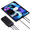 POWERBANK 2 PUERTOS USB 20000MAH NEGRO USAMS