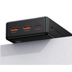 POWERBANK 2 PUERTOS USB 20000MAH NEGRO USAMS