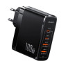 CARGADOR RAPIDO 100W DUAL USB USB C USB A NEGRO USAM