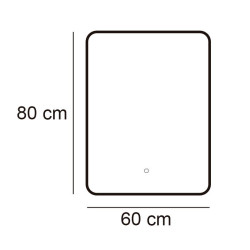 ESPEJO DE BANO LED 60X80CM SERIE KUNLUN BENOTTI