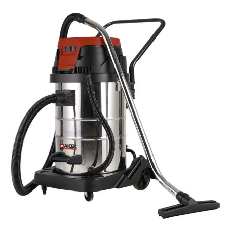 ASPIRADORA INOXIDABLE 80 LITROS 3000W TRES MOTORES AICER