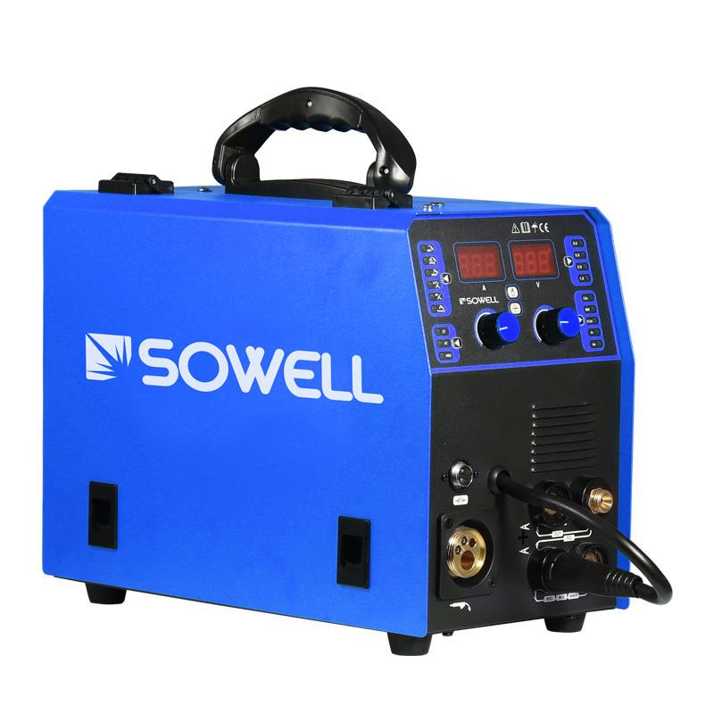 INVERTER MULTIFUNCION MIG MIG MAG FLUX LIFT TIG HF TIG MMA 160AMP SOWELL
