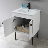 MUEBLE BANO BLANCO SERIE PEGASO 61X46X85CM